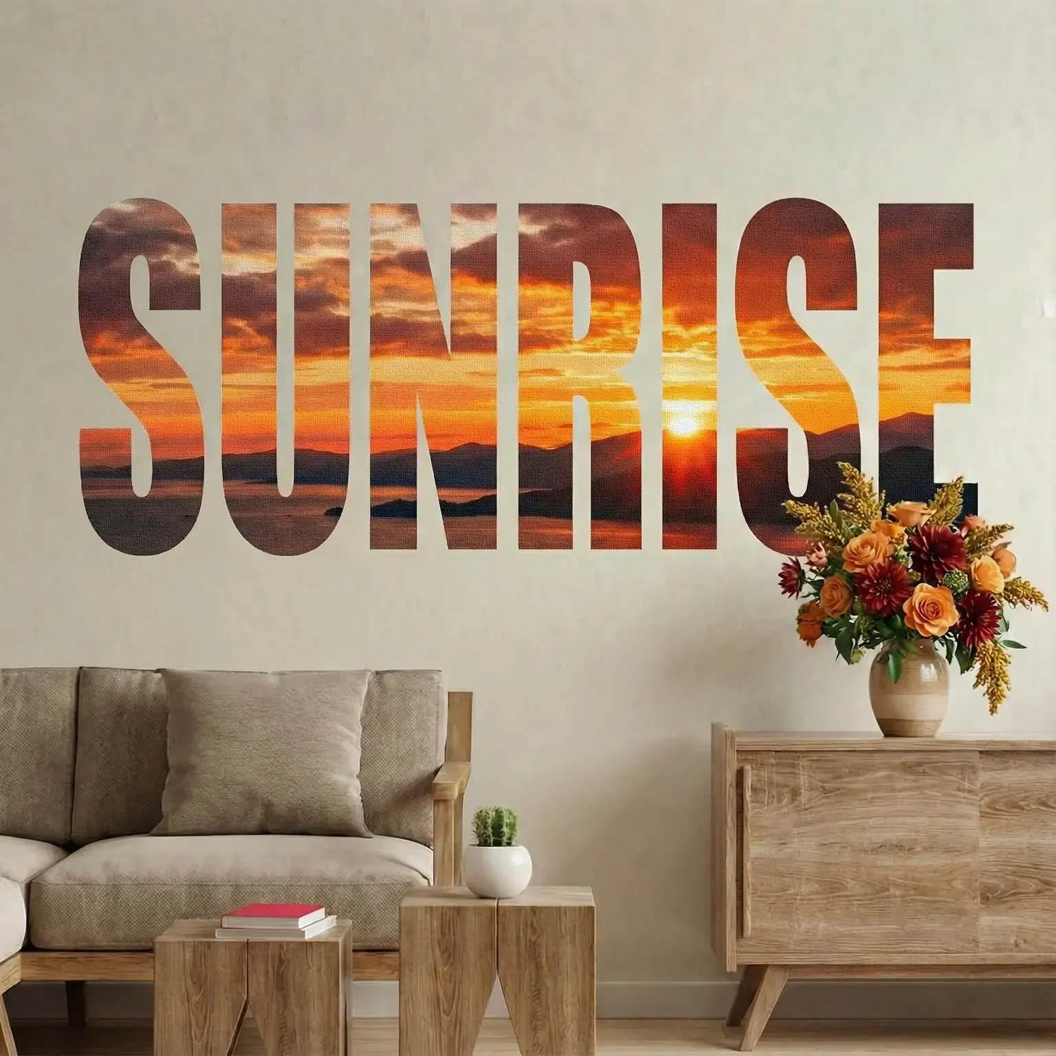 Beispielbild Textile Wandschrift